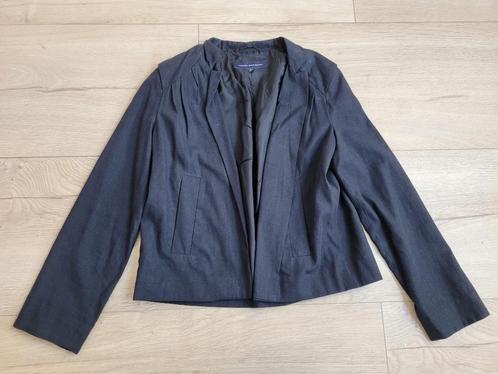 FRENCH CONNECTION zwart linnen colbert maat 6 (38) ~ NH0016, Kleding | Dames, Jasjes, Kostuums en Pakken, Gedragen, Jasje, Maat 38/40 (M)