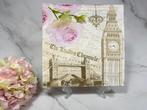 Paw knutsel servetten - Londen Big Ben - decoupage nr 267, Ophalen of Verzenden, Nieuw, Materiaal