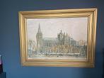 Frans Slager schilderij St Jan kathedraal Den Bosch, Antiek en Kunst, Ophalen