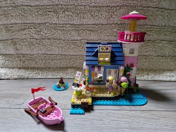Lego Friends 41094 Hearlake Vuurtoren, Kinderen en Baby's, Speelgoed | Duplo en Lego, Zo goed als nieuw, Lego, Complete set, Ophalen of Verzenden