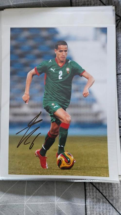 20x30cm foto + originele handtekening El Ahmadi Feyenoord, Verzamelen, Sportartikelen en Voetbal, Zo goed als nieuw, Feyenoord
