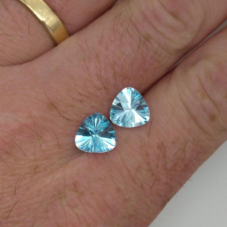 Zeer Goeie Kwaliteit Blauwe Topaas 6.10 karaat - Edelstenen, Sieraden, Tassen en Uiterlijk, Edelstenen, Nieuw, Ophalen of Verzenden