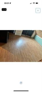 Gebruikt kliklaminaat - 27 m² - Gratis!, Gebruikt, Bruin, Ophalen of Verzenden, 25 tot 50 m²