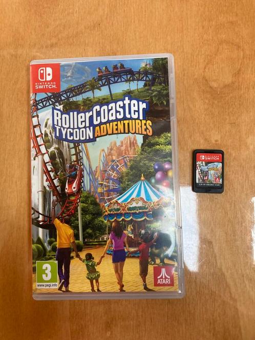 RollerCoaster Tycoon Adventures, Spelcomputers en Games, Games | Nintendo Switch, Zo goed als nieuw, Simulatie, 1 speler, Vanaf 3 jaar