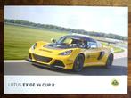 Lotus Exige V6 Cup R (ca. 2015, Engels), Boeken, Auto's | Folders en Tijdschriften, Nieuw, Overige merken, Ophalen of Verzenden