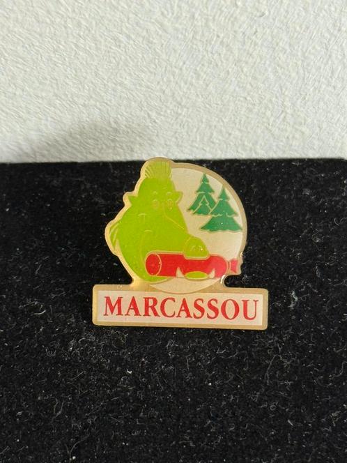 Marcassou Vintage Pin, Verzamelen, Speldjes, Pins en Buttons, Gebruikt, Speldje of Pin, Overige onderwerpen, Ophalen of Verzenden