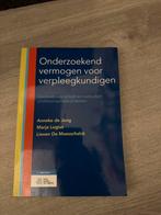 Onderzoekend vermogen voor verpleegkundigen, Ophalen of Verzenden, Gamma, Zo goed als nieuw, HBO