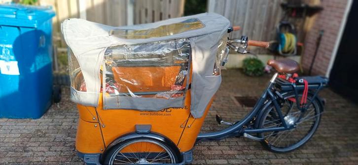 Electrische bakfiets, Fietsen en Brommers, Fietsen | Bakfietsen, Gebruikt, 4 kinderen of meer, Ophalen