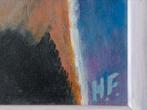 Pandabeer olieverf op canvas gesigneerd H.F, Antiek en Kunst, Ophalen of Verzenden