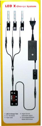 complete set Sera X-Tube aquarium verlichting d/n dimmer, Dieren en Toebehoren, Ophalen, Zo goed als nieuw, Verlichting of Verwarming