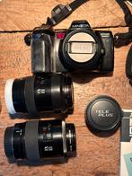 Minolta Dynax 7000i met 3 lenzen, Audio, Tv en Foto, Fotocamera's Analoog, Ophalen, Gebruikt, Spiegelreflex, Minolta