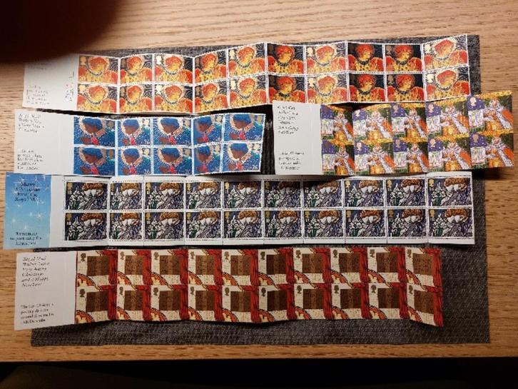 postzegelsboekjes engeland diverse kerstboekjes, Postzegels en Munten, Postzegels | Europa | UK, Postfris, Verzenden