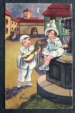 Pierrot zingt en speelt luit voor zijn Pierrette, 1926, Verzenden, 1920 tot 1940, Gelopen, Muziek
