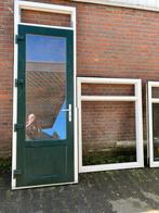 Divers kozijnen met glas, Ophalen of Verzenden, Zo goed als nieuw, Hout, Raamkozijn