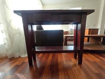 Teakhouten Sidetable / Wandtafel beschikbaar voor biedingen