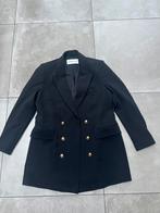 VANILIA ZWARTE DOUBLE BRASTED BLAZER COLBERT JASJE MAAT 44, Vanilia, Zwart, Maat 42/44 (L), Ophalen of Verzenden