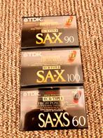 3X TDK SA-X,SA-XS 60/90/100 SEALED, Cd's en Dvd's, Cassettebandjes, Ophalen of Verzenden, Zo goed als nieuw, Overige genres, 2 t/m 25 bandjes