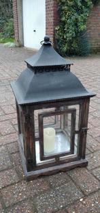 leuke forse buiten lantaarn, Tuin en Terras, Buitenverlichting, Ophalen of Verzenden, Gebruikt, Batterij, Staande lamp