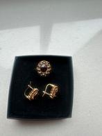 Sieradenset echt goud 18 karaat met Edelstenen, Sieraden, Tassen en Uiterlijk, Antieke sieraden, Ophalen of Verzenden, Goud, Ring