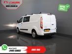 Ford Transit Custom 2.0 TDCI 130 pk L2 DC Dubbel Cabine NL A, Euro 6, 4 cilinders, Wit, Origineel Nederlands
