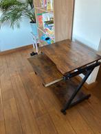 Klein Computermeubel / Bureau, Ophalen, Met wielen, Gebruikt, Bureau