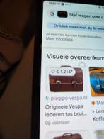 Originele vespa lederen tas 70jaar versie bruin, Ophalen of Verzenden, Nieuw