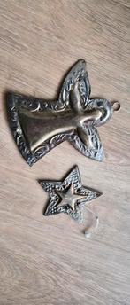 2 vintage metalen kerst hangers, Ophalen of Verzenden