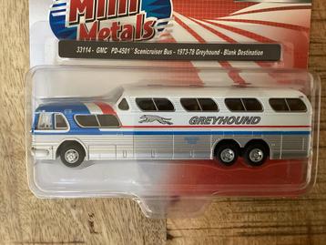 USA, GMC “Greyhound” amerikaanse scenicruiser bus HO 1/87 US beschikbaar voor biedingen