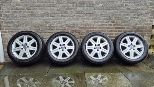 Volvo V50 lichtmetalen velgen + banden, Auto-onderdelen, Banden en Velgen, Banden en Velgen, Zomerbanden, 16 inch, 205 mm, Personenwagen