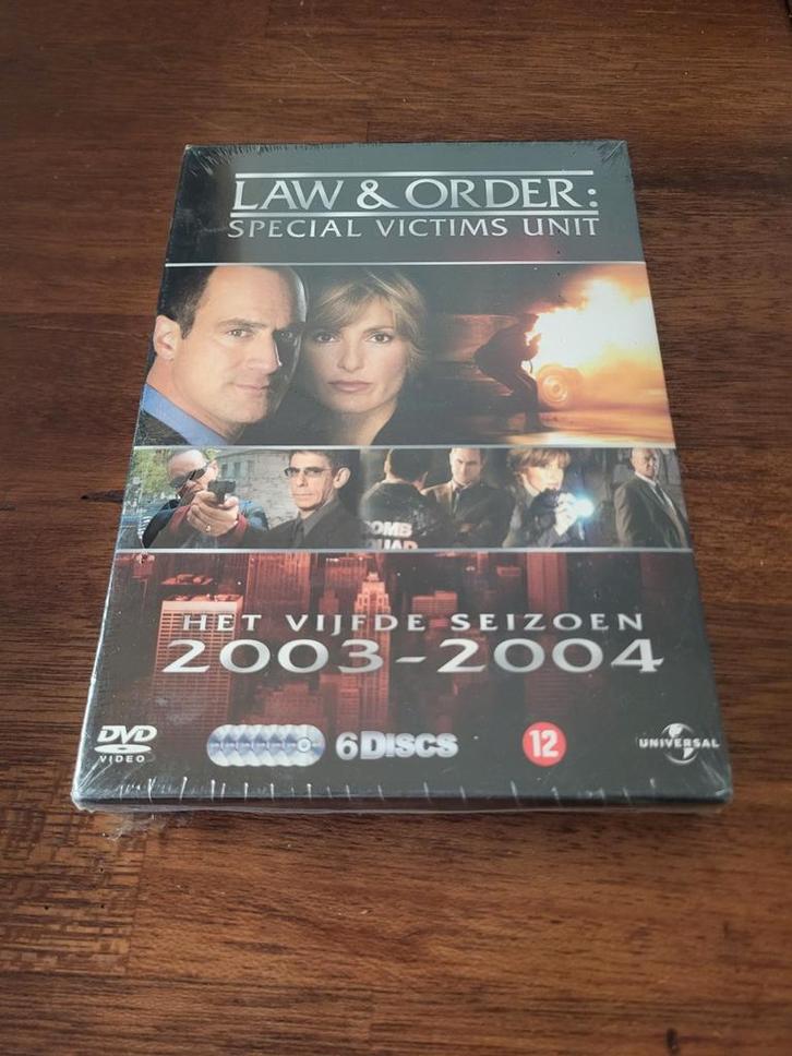 Law & Order: SVU - Seizoen 5 (DVD Boxset, Nieuw), Cd's en Dvd's, Dvd's | Tv en Series, Nieuw in verpakking, Drama, Boxset, Vanaf 12 jaar