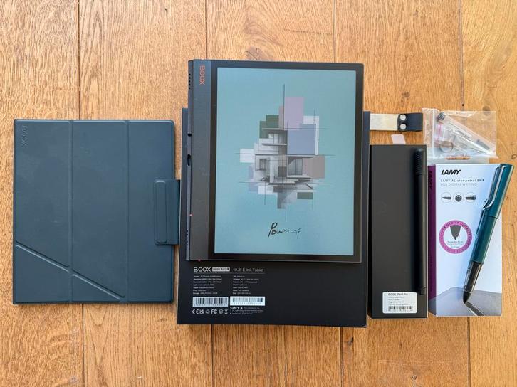 Onyx Boox Note Air 3C + 2 pennen + 2 covers, Computers en Software, E-readers, Zo goed als nieuw, 10 inch of meer, 16 GB of meer