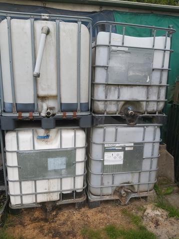 Ibc 1000 liter vat regenton filtersysteem  beschikbaar voor biedingen