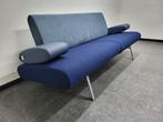 Harvink Armslag | 2,5 zits | Refurbished | Blauw Kvadrat, Metaal, Modern design refurbished, 150 tot 200 cm, Driepersoons