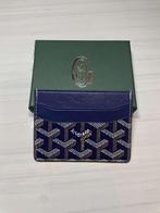 Goyard Navy Blue Card Holder, Verzenden, Nieuw, Blauw