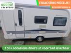 Hobby 440 SF DE LUXE DWARSBED + LUIFEL + TREINZIT +FIETSENDR, Caravans en Kamperen, Hordeur, Hobby, Bedrijf, 6 tot 7 meter