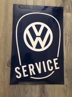 Emaille bord VW Service in nieuwstaat, mintstaat, Verzamelen, Ophalen of Verzenden, Zo goed als nieuw, Reclamebord