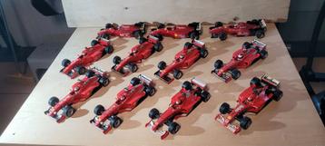 Collectie Ferrari F1 Schumacher modellen van 412T tot F2001 beschikbaar voor biedingen