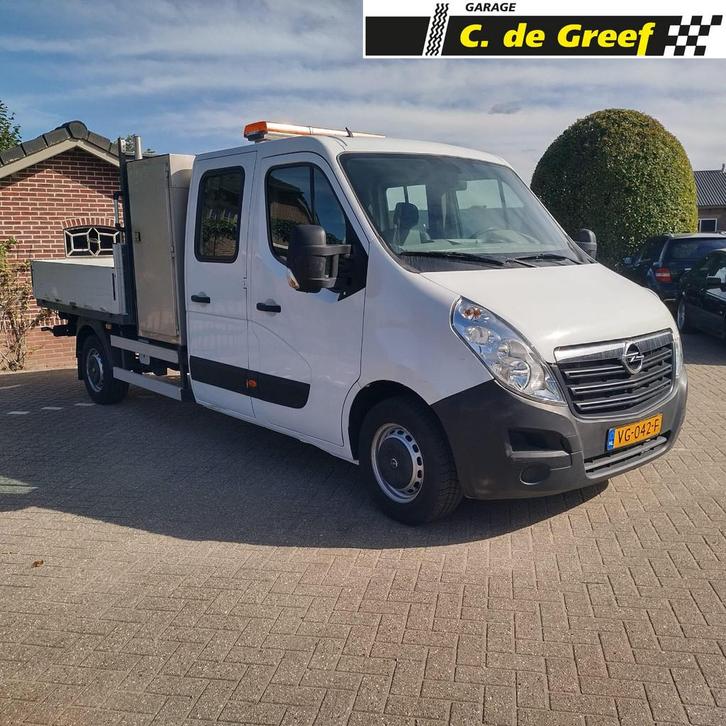 Opel Movano 2.3 CDTI L3 dubbelcabine-kipper, Auto's, Opel, Bedrijf, Te koop, Movano, ABS, Airconditioning, Alarm, Centrale vergrendeling