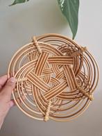 Mand rotan riet boho vintage brocante, Ophalen of Verzenden, Zo goed als nieuw, Rond, Riet