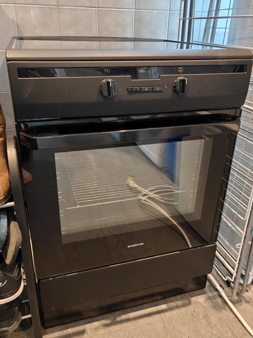 Inventum inductiekookplaat en oven, Witgoed en Apparatuur, Kookplaten, Gebruikt, Vrijstaand, Inductie, 4 kookzones, Ophalen