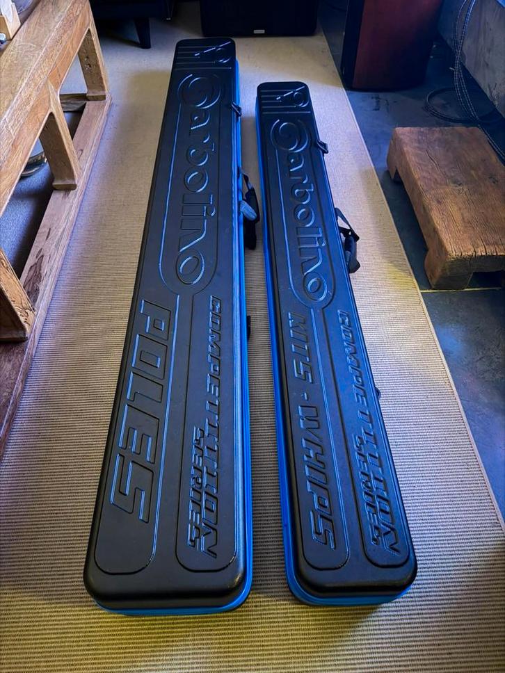 Twee Garbolino Competition Foedralen, Watersport en Boten, Hengelsport | Karpervissen, Nieuw, Overige typen, Ophalen of Verzenden