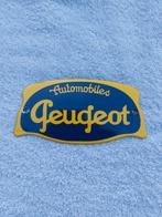 Emaille Peugeot bordje, Ophalen of Verzenden, Gebruikt, Reclamebord