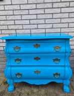 Buikkastje, ladenkastje turquoise, blauw/groen, Huis en Inrichting, Gebruikt, 3 of 4 laden, Minder dan 100 cm, 25 tot 50 cm