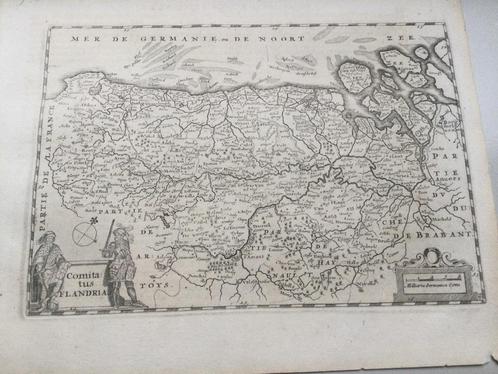 Het Graafschap Vlaanderen, Colom, 1660, Antiek en Kunst, Kunst | Etsen en Gravures, Verzenden