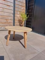 Prachtig acacia houten tafel. Salontafel/koffietafel, Ophalen, Zo goed als nieuw, Rond, Hout