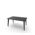 Allibert tuintafel Lima / L 157 x B 98 x H 74 cm., Ophalen, Gebruikt, Rechthoekig, Kunststof