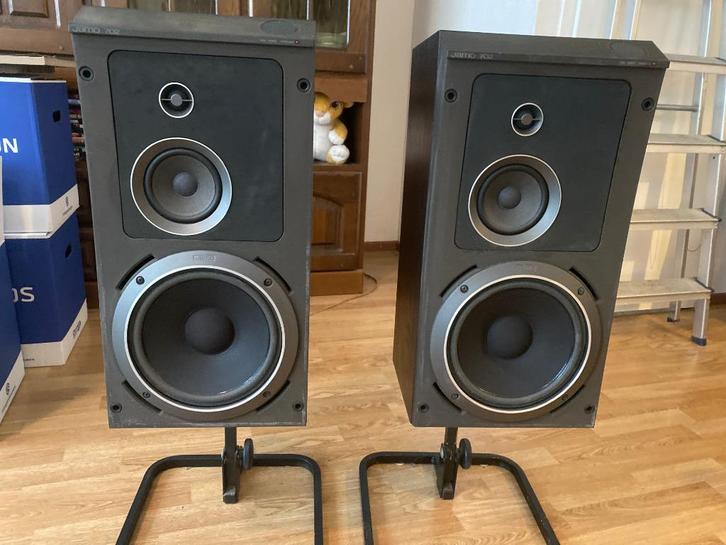 Jamo 702 met nieuwe drivers, inclusief standaards, Audio, Tv en Foto, Luidsprekers, Gebruikt, Front, Rear of Stereo speakers, 60 tot 120 watt