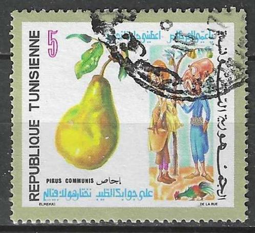 Tunesie 1971 - Yvert 704 - Bloemen, Fruit en Folklore  (ST), Postzegels en Munten, Postzegels | Afrika, Gestempeld, Overige landen