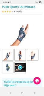 Push sports duimbrace, Diversen, Braces, Ophalen of Verzenden, Zo goed als nieuw