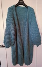 Lang wintervest grijs/groen maat M, Ophalen of Verzenden, Zo goed als nieuw, Maat 38/40 (M)